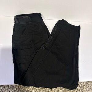 Grunt Style Black Utility Women’s Leggings Size Large! EUC! Poly/Spandex